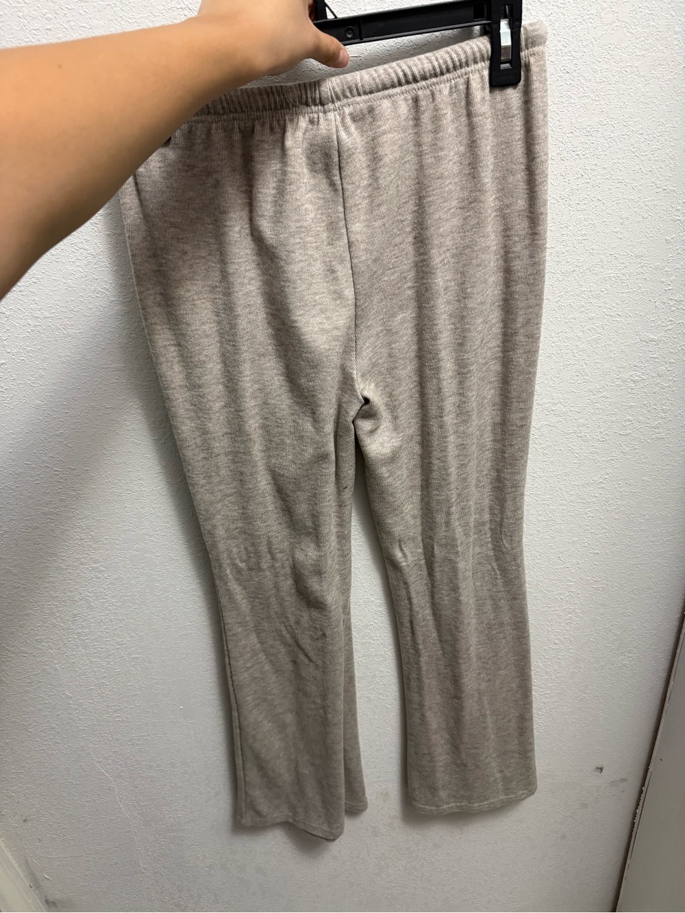 Beige Soft Drawstring Pants - Picture 2 of 2